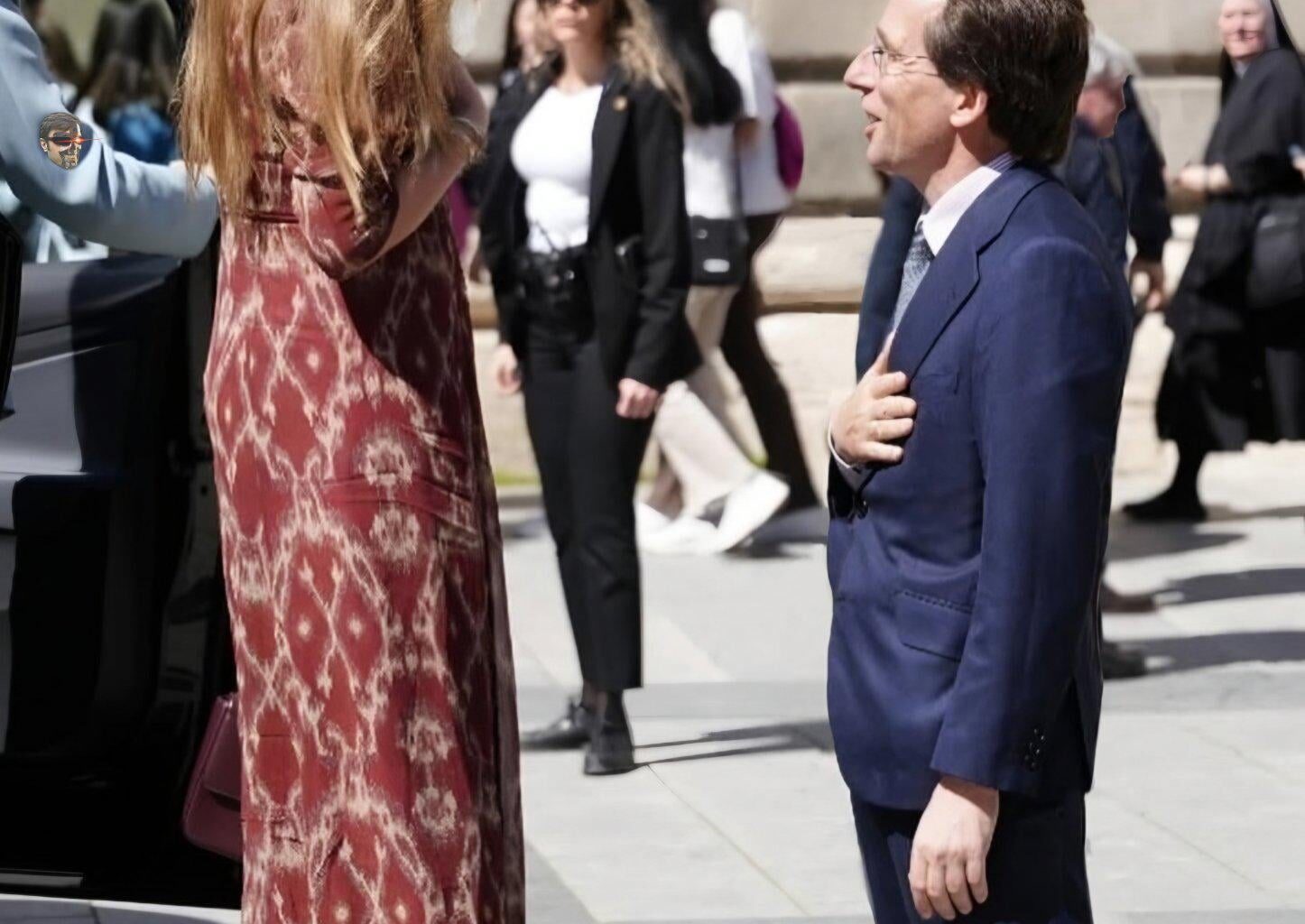 Holland's (I refuse to call that country anything else) Crown Princess with Madrid's Mayor