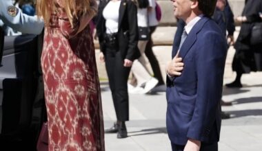 Holland's (I refuse to call that country anything else) Crown Princess with Madrid's Mayor