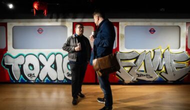 Banksy-backed graffiti exhibition shuts after vandals daub 'f*** the King' on site