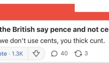 A very British answer ✅