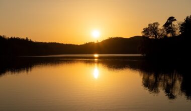 Sunset at Castlewellan