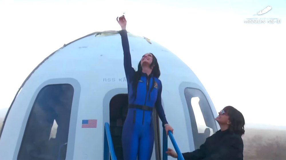 Katy Perry Fulfills Dream of Going to Space During All-Women Flight