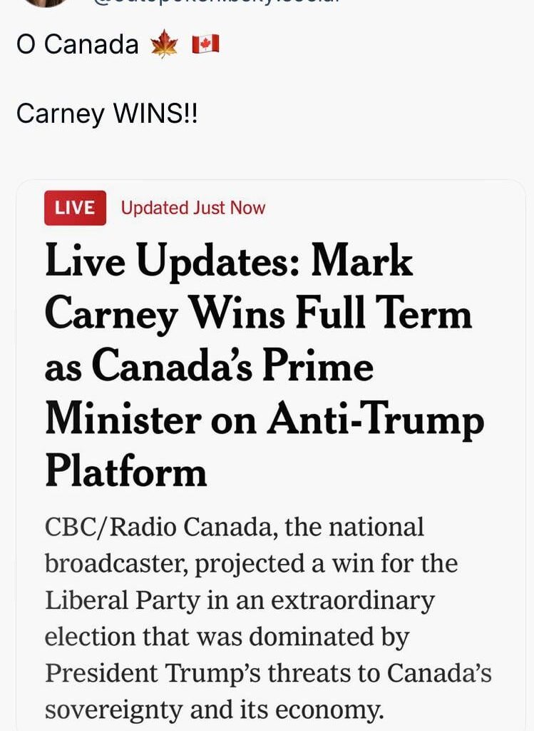 The Liberal Party of Canada has won. Now it’s your turn, America.