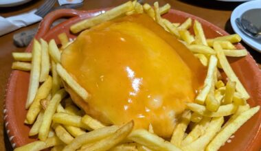 Behold, the Francesinha, Madeira Cafe, Vauxhall