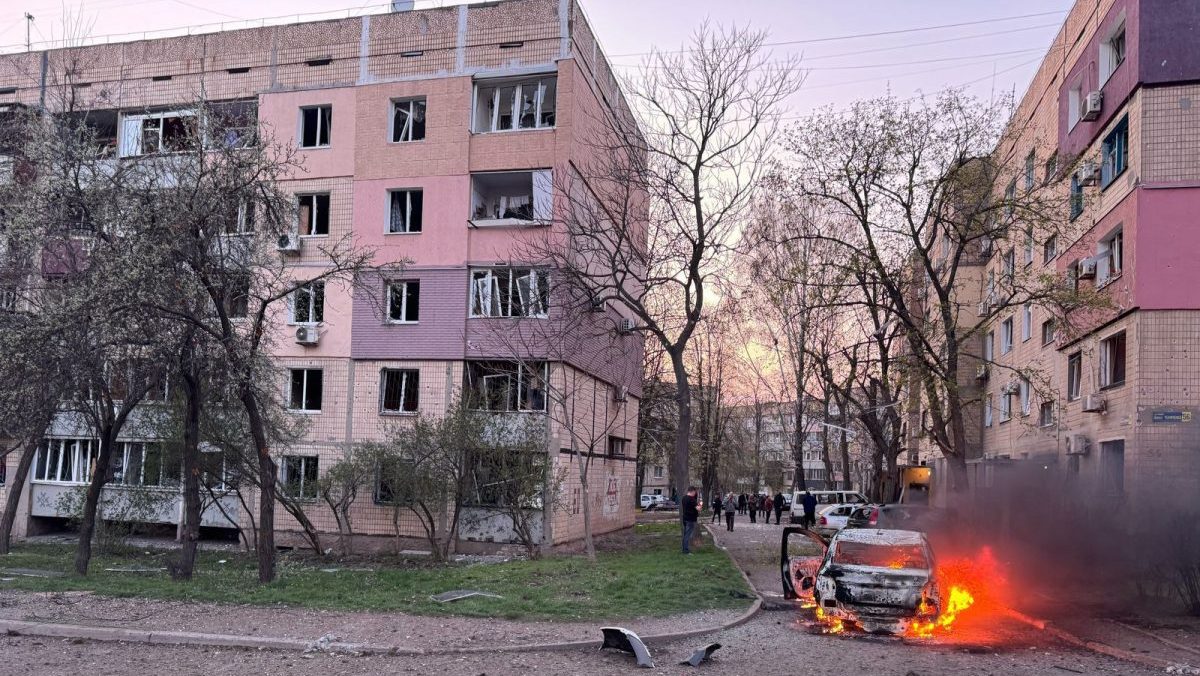 Ruské rakety zasiahli Kryvyj Rih