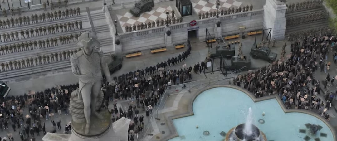 The New Mission Impossible trailer depicts a tube exit in the Trafalgar Square public loos, and quite a big explosion happening near Hackney.