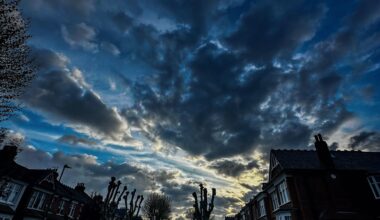 April skies in Muswell Hill