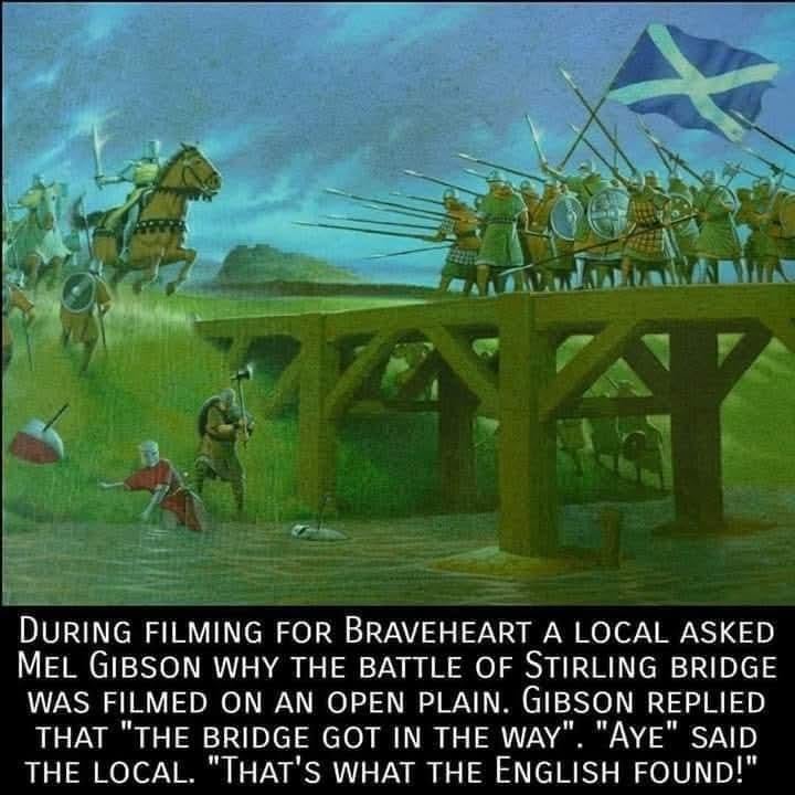 That's what the English found