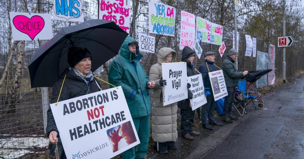 Anti-abortion group active in Scotland receives over £1m in US funding