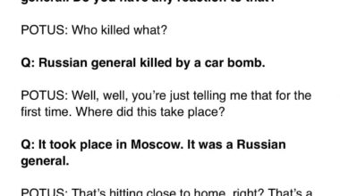 Does trump's Director of National Intelligence (DNI) even provide him a daily brief on world issues. He has no clue a russian general was vaporized.