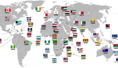 Independence from Britain is celebrated somewhere in the world roughly every six days. Here's a map of every country that has gained independence from the UK.
