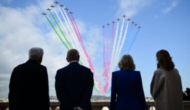 Italy delivers joint flypast for King Charles and Queen Camilla