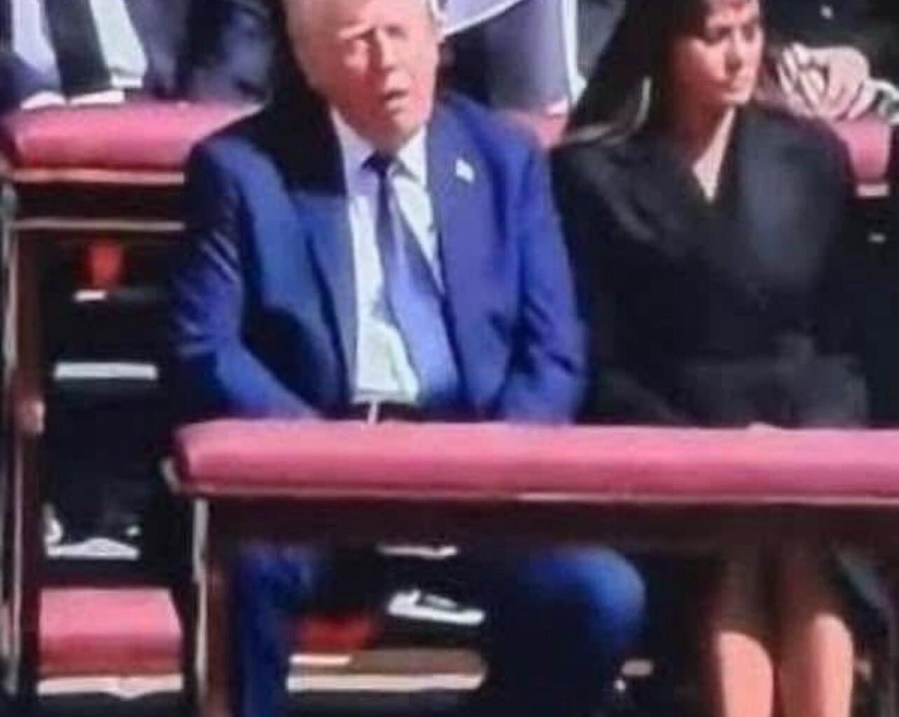 I bet this the first time he slept next to his wife in years 🤣