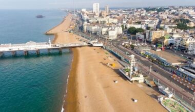 Horror discovery on popular UK beach as body spotted floating in water