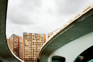 Abstract architecture photos of the City or Arts and Sciences in Valencia, Spain
