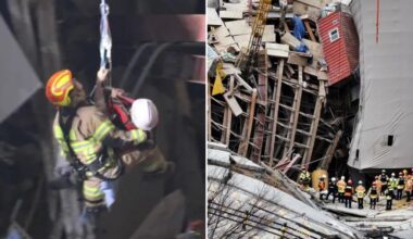 South Korea worker rescued from collapsed subway construction site