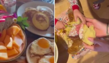 Meghan Markle shares sweet vid of family breakfast and shows off ‘special gift’ Prince Harry brought back from Ukraine – The Sun