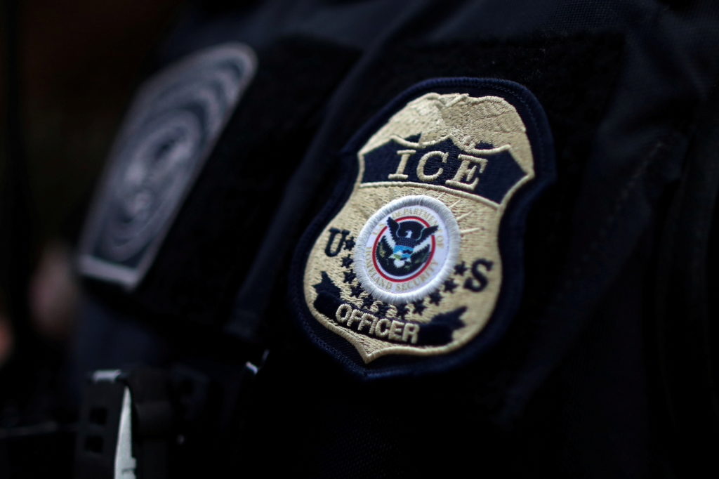FILE PHOTO: ICE Field Office Director, Enforcement and Removal Operations, David Marin and U.S. Immigration and Customs En...