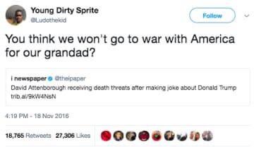 The most polite war ever declared