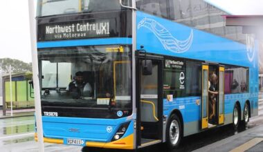 New fleet of electric double-decker buses launched in West Auckland