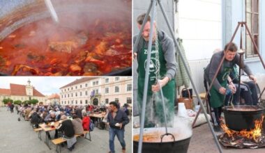 Traditional Good Friday free fish stew draws big crowd in Osijek