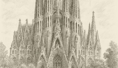 Sagrada Familia Sketch