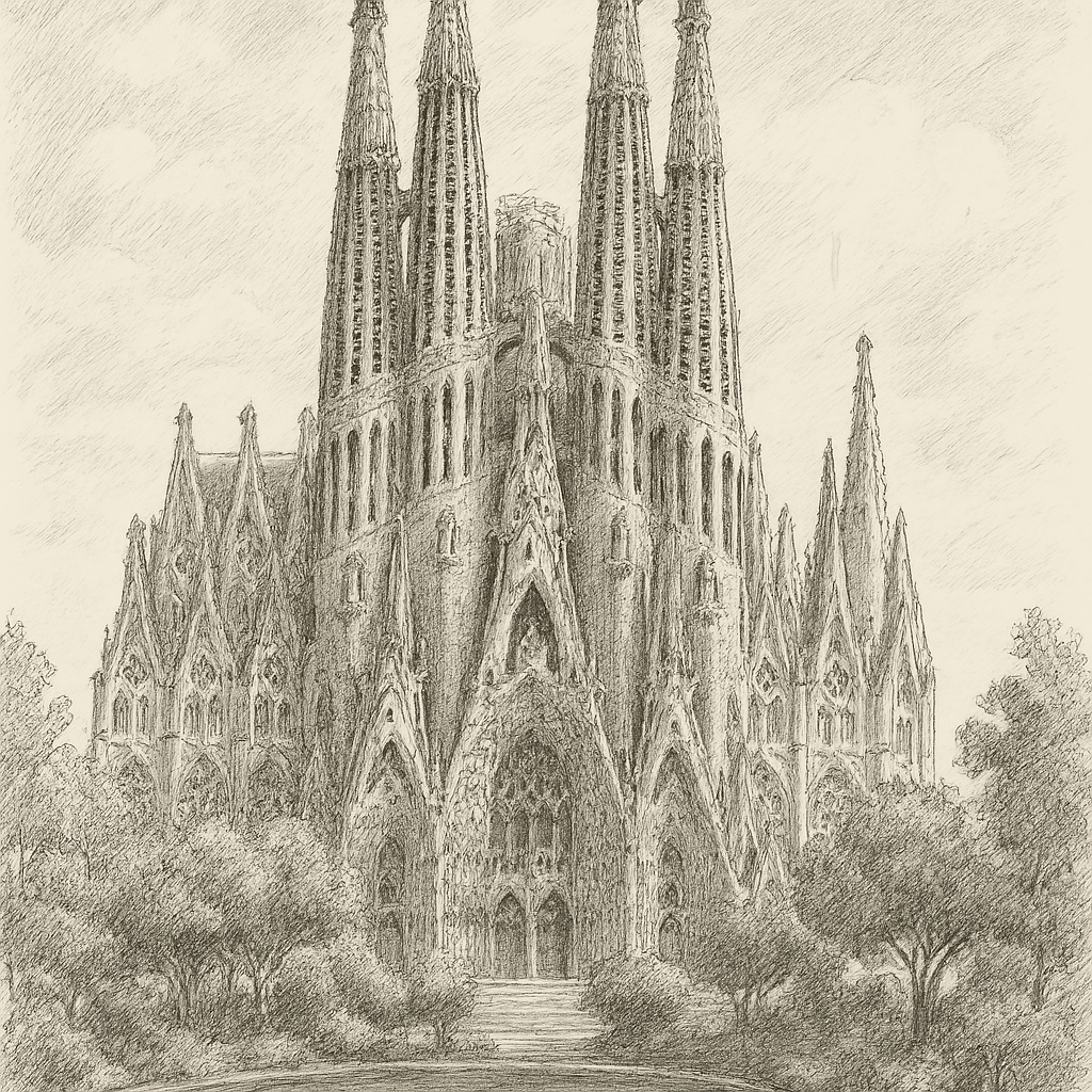Sagrada Familia Sketch