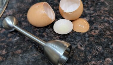 Tried my new egg opener - really works!