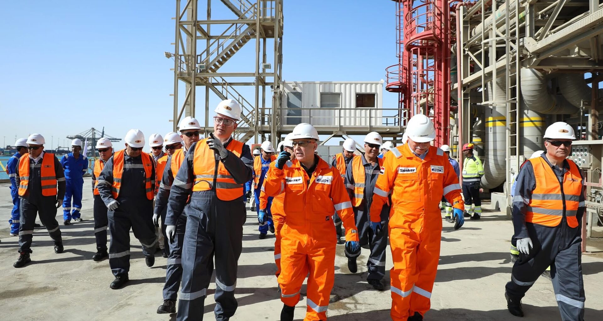 Egyptian Petroleum Minister Inspects Sokhna Port Liquid Bulk Terminal