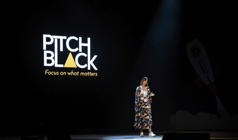 pitch-black