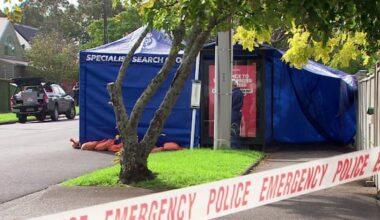 Police search for two assailants after fatal Auckland bus stop attack