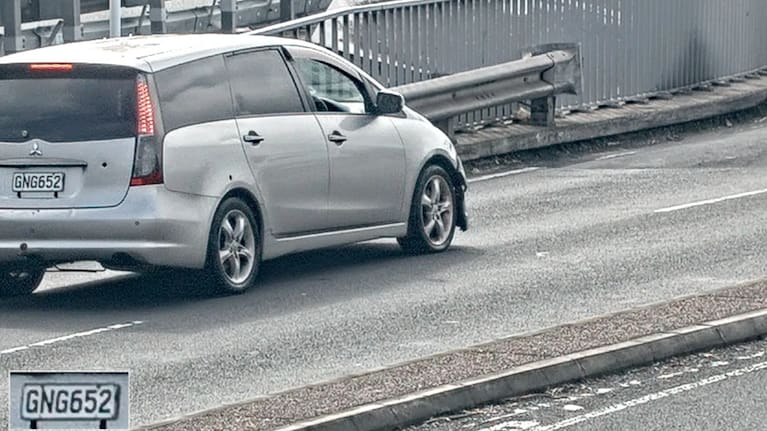 Police want information about a silver 2004 Mitsubishi Grandis, registration GNG652.