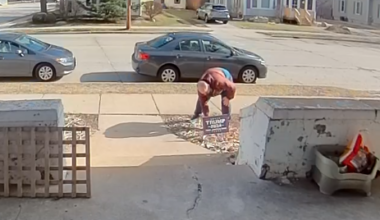 Man arrested for vandalizing political signs in Burlington