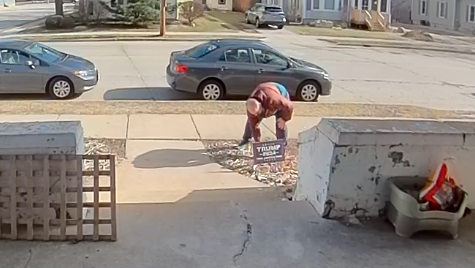 Man arrested for vandalizing political signs in Burlington