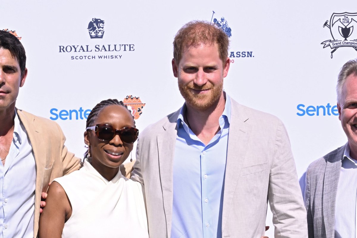 Prince Harry With Sentebale's Sophie Chandauka