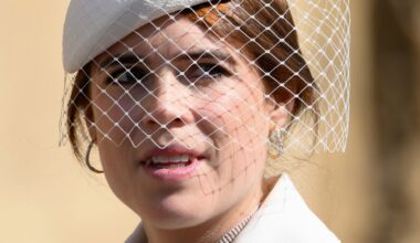 Princess Eugenie Wore A Chic White Netted Hat For Royal Easter