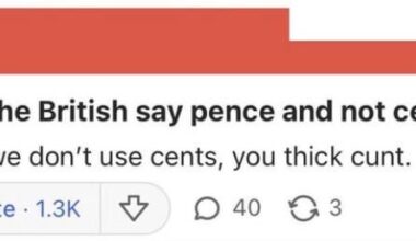 A very British answer 😂