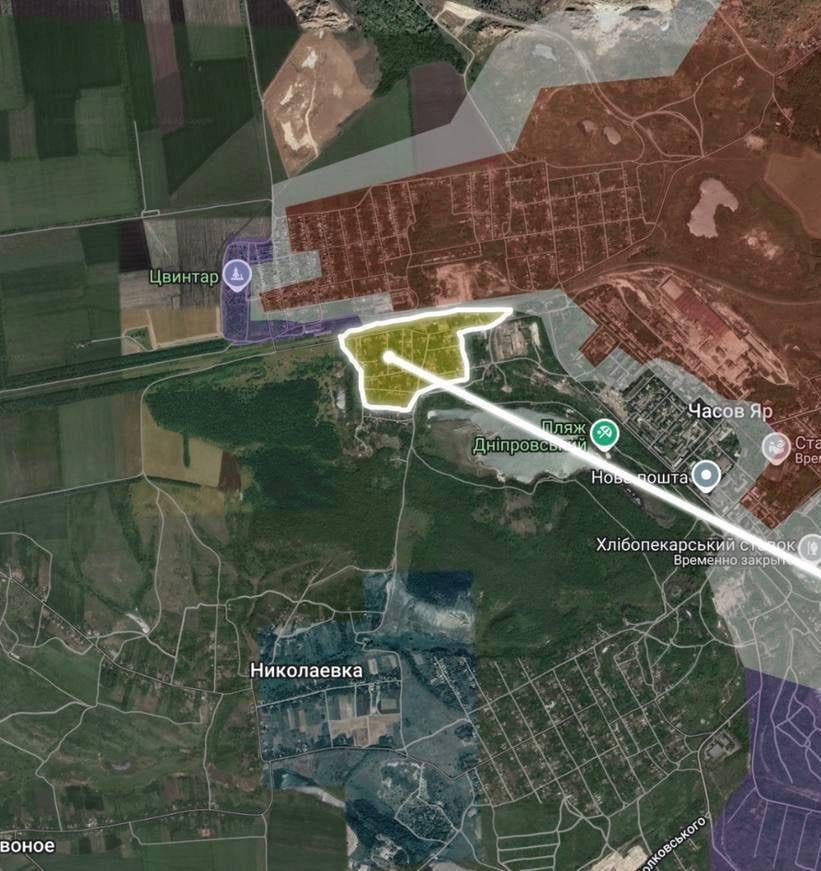 Chasiv-Yar. Ukrainian Forces managed to regain the territory near the Dnieper beach. April 29, 2025