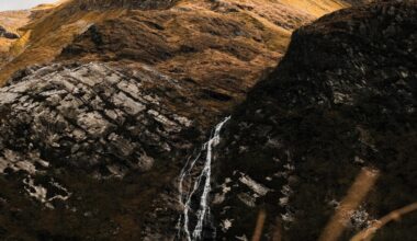 Steall Falls by Glen Nevis this past weekend