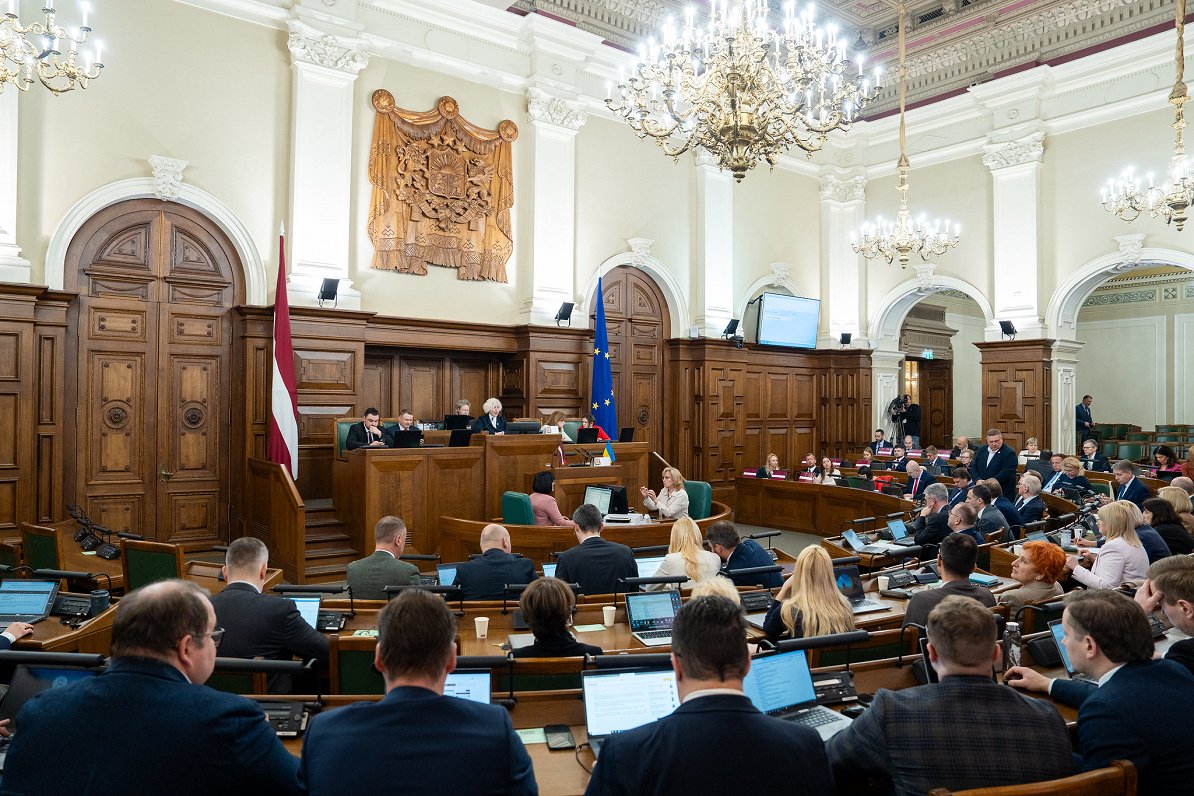 Saeima session 3rd April 2025