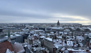Rīga skyline, feb 2025
