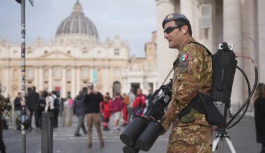 Luigi deployed Ghostbusters to the Pope's funeral.