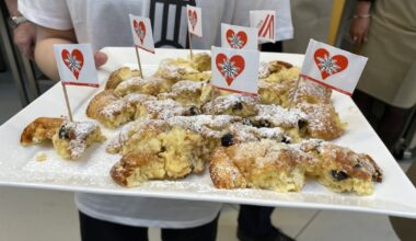 Pastries prepared at German Language Month launch event