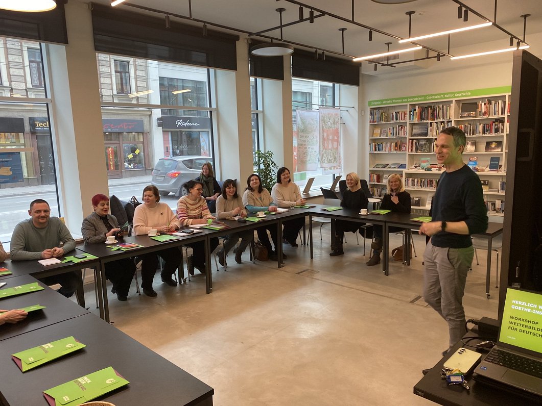 German language teachers' workshop at Goethe Institut, Rīga