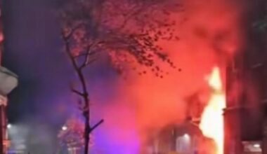 11 people taken to hospital after 'e-bike fire' rips through tower block