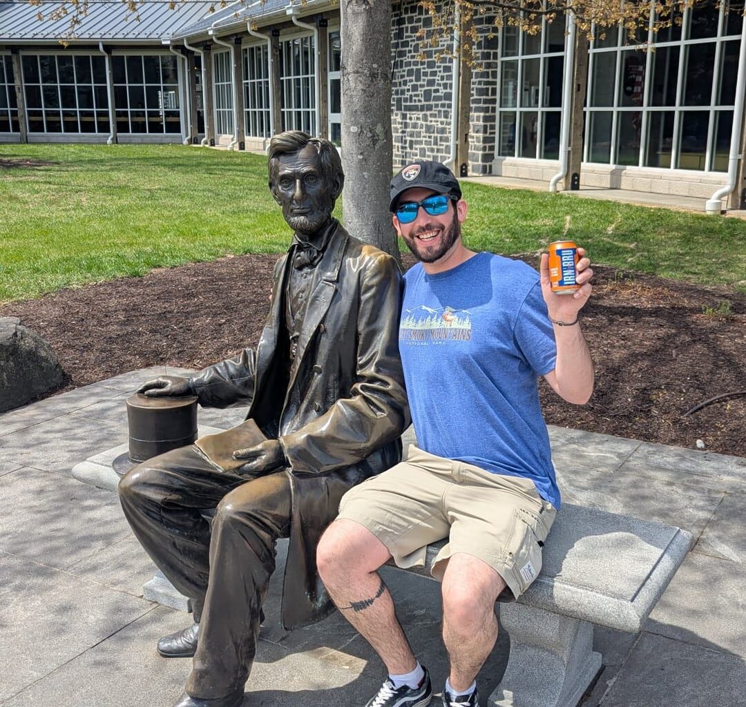 Shared an Irn Bru with Abe Lincoln