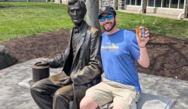 Shared an Irn Bru with Abe Lincoln