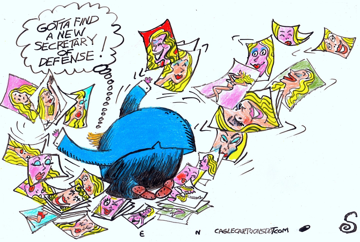 Political cartoon