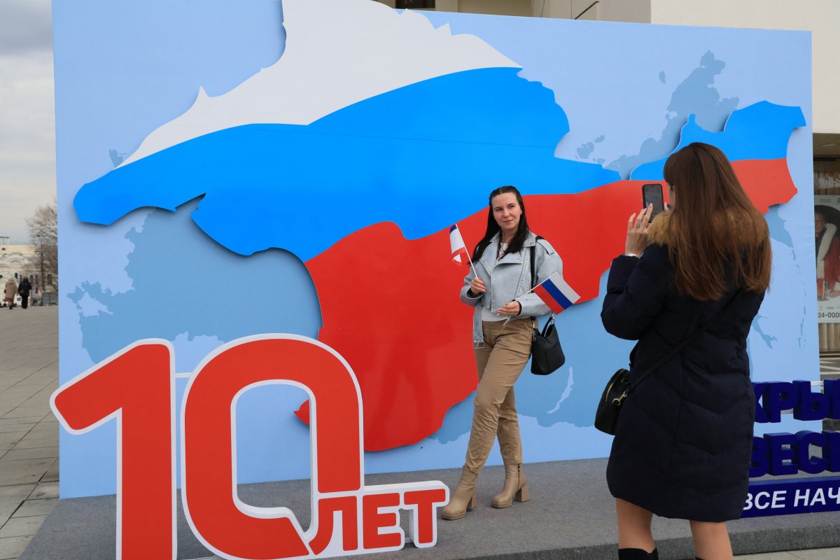 Russia flag, Crimea