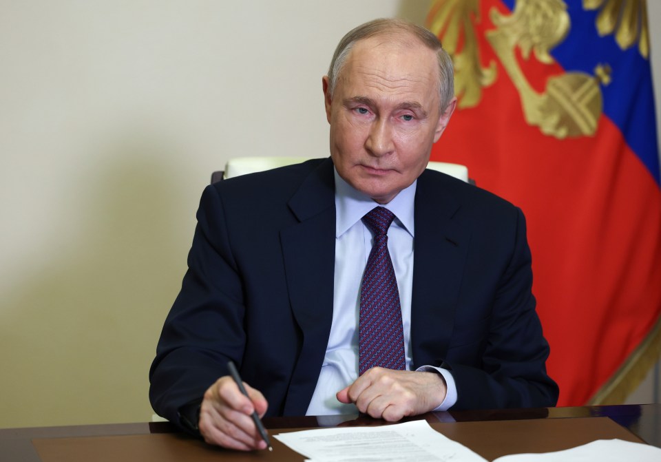Vladimir Putin at a State Council meeting.